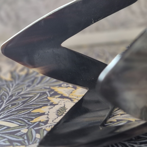 Black and Gray Chevron Hair Clip - Picture 2 of 10